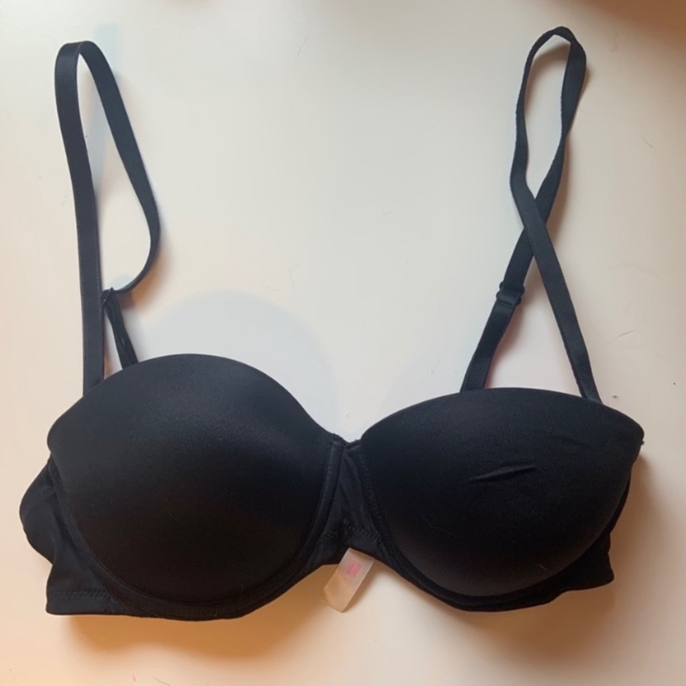 black push up bra
